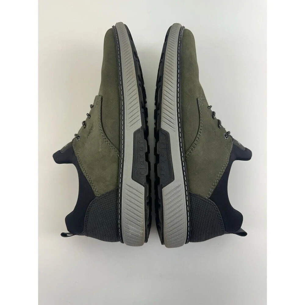 Rieker Stan 60 Slip‎ On Sneaker Green Suede Moor Schwartz Lightweight Men 46 12